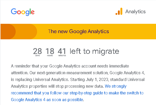 Google Universal Analytics is going away